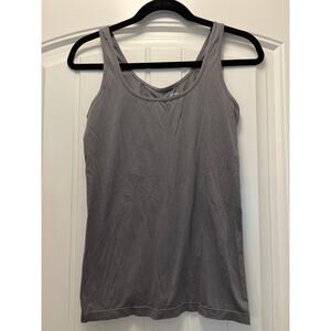 Old Navy Women’s Sleeveless Soft Scoop Neck Pullover Fitted Tank Top Size S Gray